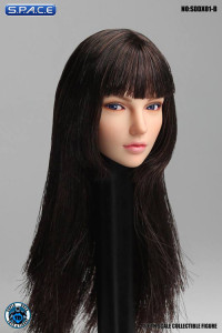 1/6 Scale Cynthia Head Sculpt (dark brown Hair)