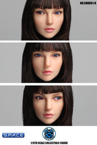 1/6 Scale Cynthia Head Sculpt (dark brown Hair)