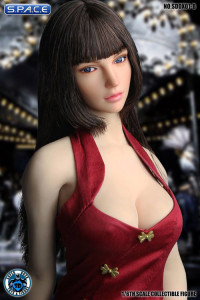 1/6 Scale Cynthia Head Sculpt (dark brown Hair)