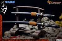 1/6 Scale black Samurai Sword Set