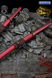 1/6 Scale red Samurai Sword Set