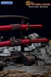 1/6 Scale red Samurai Sword Set