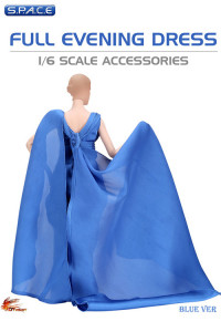 1/6 Scale blue Full Evening Dress