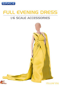 1/6 Scale yellow Full Evening Dress