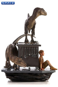 1/10 Scale Velociraptors in the Kitchen Diorama Art Scale (Jurassic Park)