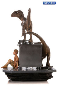 1/10 Scale Velociraptors in the Kitchen Diorama Art Scale (Jurassic Park)
