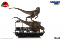 1/10 Scale Velociraptors in the Kitchen Diorama Art Scale (Jurassic Park)