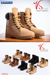 1/6 Scale beige female Boots