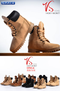 1/6 Scale beige male Boots