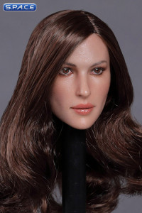 1/6 Scale Melanie Head Sculpt (curly brown hair)