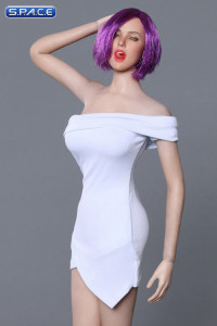 1/6 Scale Sophie Head Sculpt (purple hair)