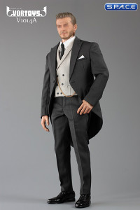 1/6 Scale dark-grey Gentleman Cutaway Set