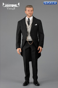 1/6 Scale black Gentleman Cutaway Set