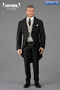 1/6 Scale black Gentleman Cutaway Set