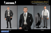 1/6 Scale black Gentleman Cutaway Set