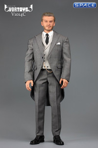 1/6 Scale light grey Gentleman Cutaway Set