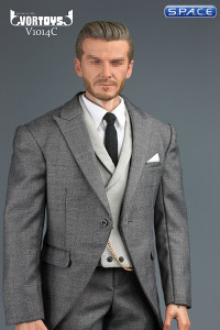 1/6 Scale light grey Gentleman Cutaway Set