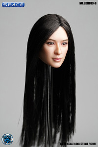 1/6 Scale Amaya Head Sculpt (long black hair)