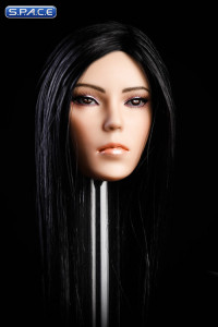 1/6 Scale Kaya Head Sculpt (long black hair)