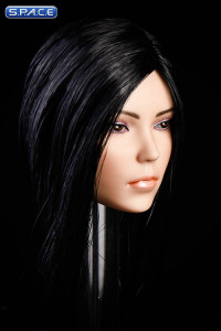 1/6 Scale Kaya Head Sculpt (long black hair)