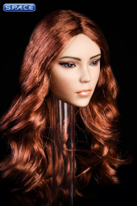 1/6 Scale Kaya Head Sculpt (long copper hair)