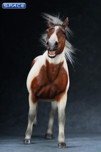 1/6 Scale chestnut & white walking Mongolica Horse