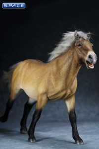 1/6 Scale yellow dun walking Mongolica Horse