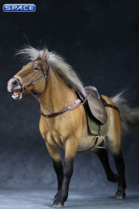 1/6 Scale yellow dun walking Mongolica Horse