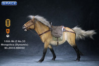 1/6 Scale yellow dun walking Mongolica Horse