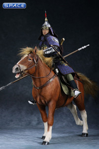 1/6 Scale sorrel walking Mongolica Horse