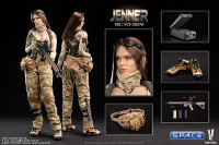 1/6 Scale A-TACS FG Women Soldier - Jenner with brown hair