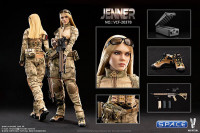 1/6 Scale A-TACS FG Women Soldier - Jenner with blonde hair