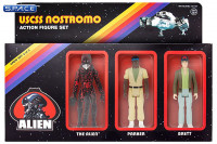 Alien, Parker and Brett ReAction Figure 3-Pack (Alien)