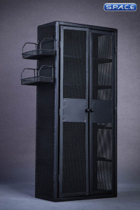 1/6 Scale black locker