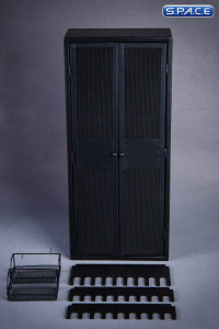 1/6 Scale black locker