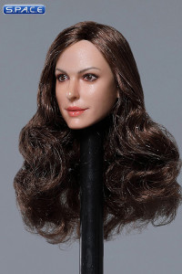 1/6 Scale Anne Head Sculpt (long dark brown curly hair)