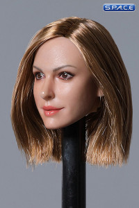 1/6 Scale Anne Head Sculpt (medium-length brown hair)