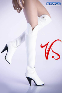 1/6 Scale over-the-knee boots (white)