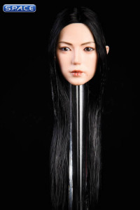 1/6 Scale Aiko Head Sculpt (long black hair)