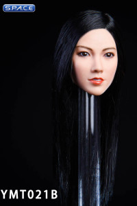 1/6 Scale Asuka Head Sculpt (long black hair)