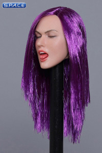 1/6 Scale Sasha Head Sculpt (long purple hair)