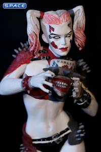 Harley Quinn red, white & black Statue by Greg Horn (DC Comics)