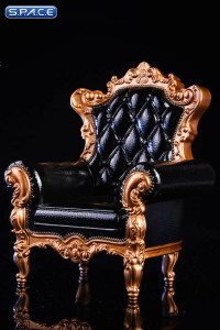 1/6 Scale black Armchair