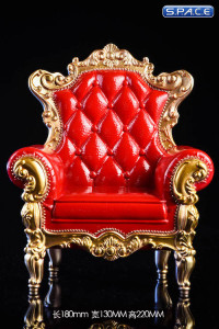 1/6 Scale red Armchair