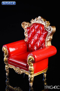 1/6 Scale red Armchair