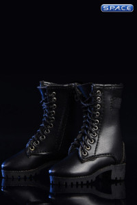 1/6 Scale black female Zipper Boots