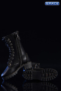 1/6 Scale black female Zipper Boots