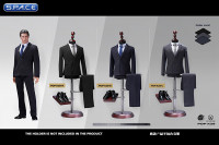 1/6 Scale black exquisite Male Suit Set