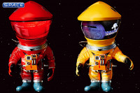 Red & Yellow Astronaut Deformed Real Series Vinyl Statues 2-Pack (2001: A Space Odyssey)