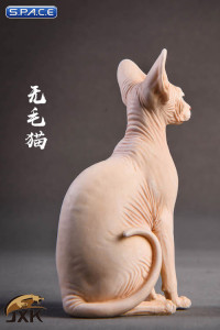 1/6 Scale pale Canadian Hairless Cat